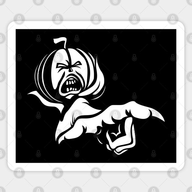 Negative Space: Samhain Sticker by Circle City Ghostbusters